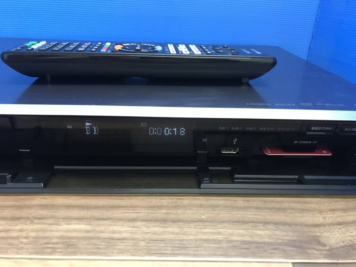 SONY ブルーレイレコーダー BDZ-ET1000 純正リモコン付 品B-5536