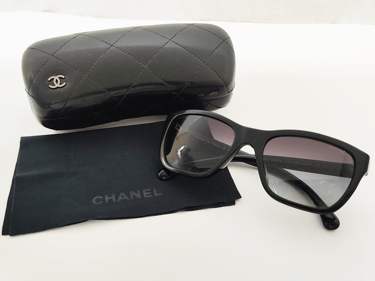 ◎1円スタート CHANEL シャネル ココマーク サングラス ブラック 5266