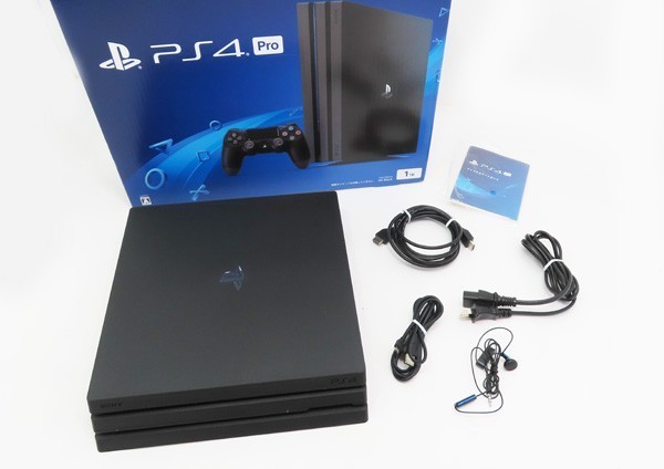 ♪○【SONY ソニー】PS4 Pro本体 1TB CUH-7100B ジェット・ブラック