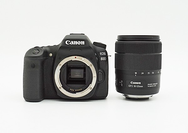 ◇【Canon キヤノン】EOS 80D EF-S18-135 IS USM レンズキット