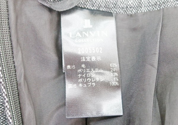 ◇美品【LANVIN COLLECTION ランバンコレクション】プリーツスカート グレー 36_画像4