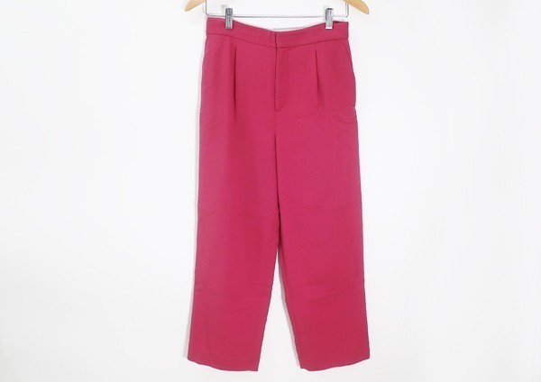 *[Ballsey ball ji.] front tuck cropped pants pink 36