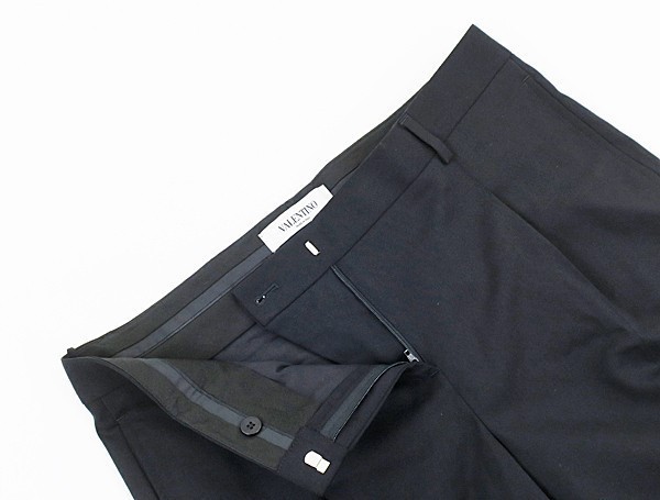 ◇美品【VALENTINO ヴァレンティノ】テーパードパンツ ブラック 6