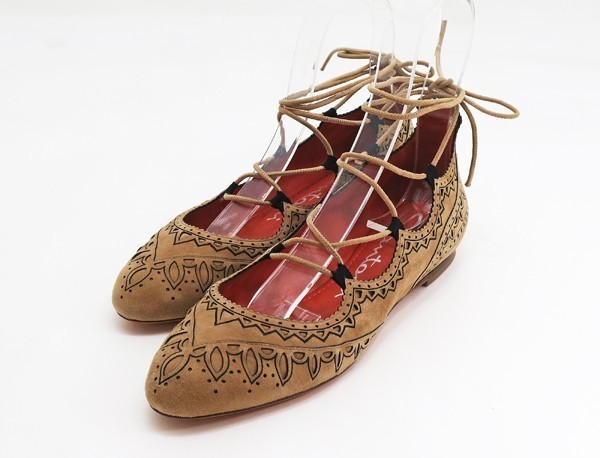 新品本物】 ◇新品同様【SANTONI 37 ベージュ サントーニ】パンプス