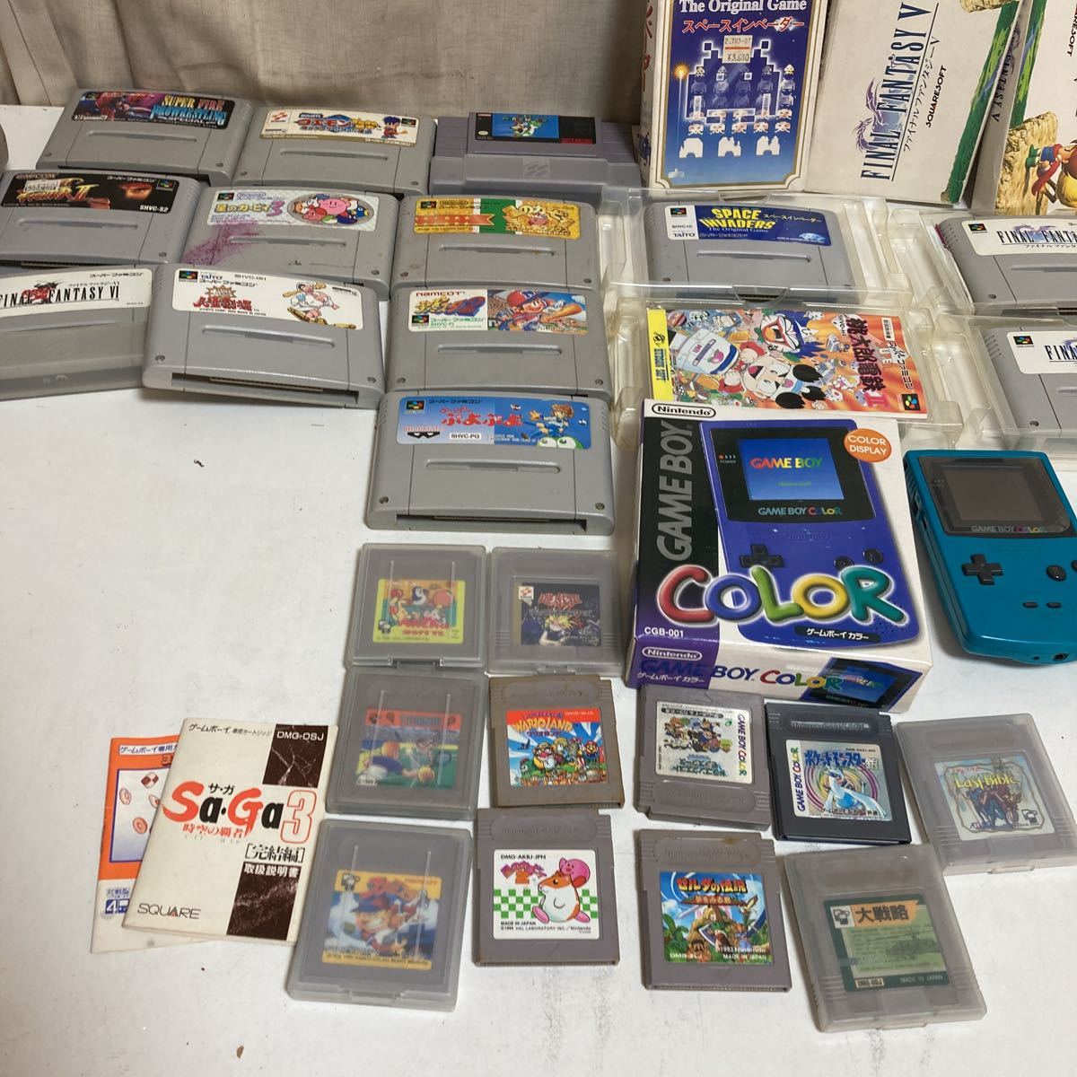 ゲームソフト&レトロゲーム機 まとめ売り スーパーファミコン ゲームボーイカラー 本体 ファイナルファンタジー 桃鉄 ゼルダの伝説 ゲームソフト&レトロゲーム機 まとめ売り スーパーファミコン ゲームボーイカラー 本体 ファイナルファンタジー 桃鉄 ゼルダの伝説