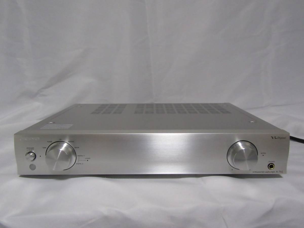 ONKYO A-7VL(S) デジタルアンプ 説明書・純正リモコン有 ONKYO A-7VL(S) デジタルアンプ 説明書・純正リモコン有