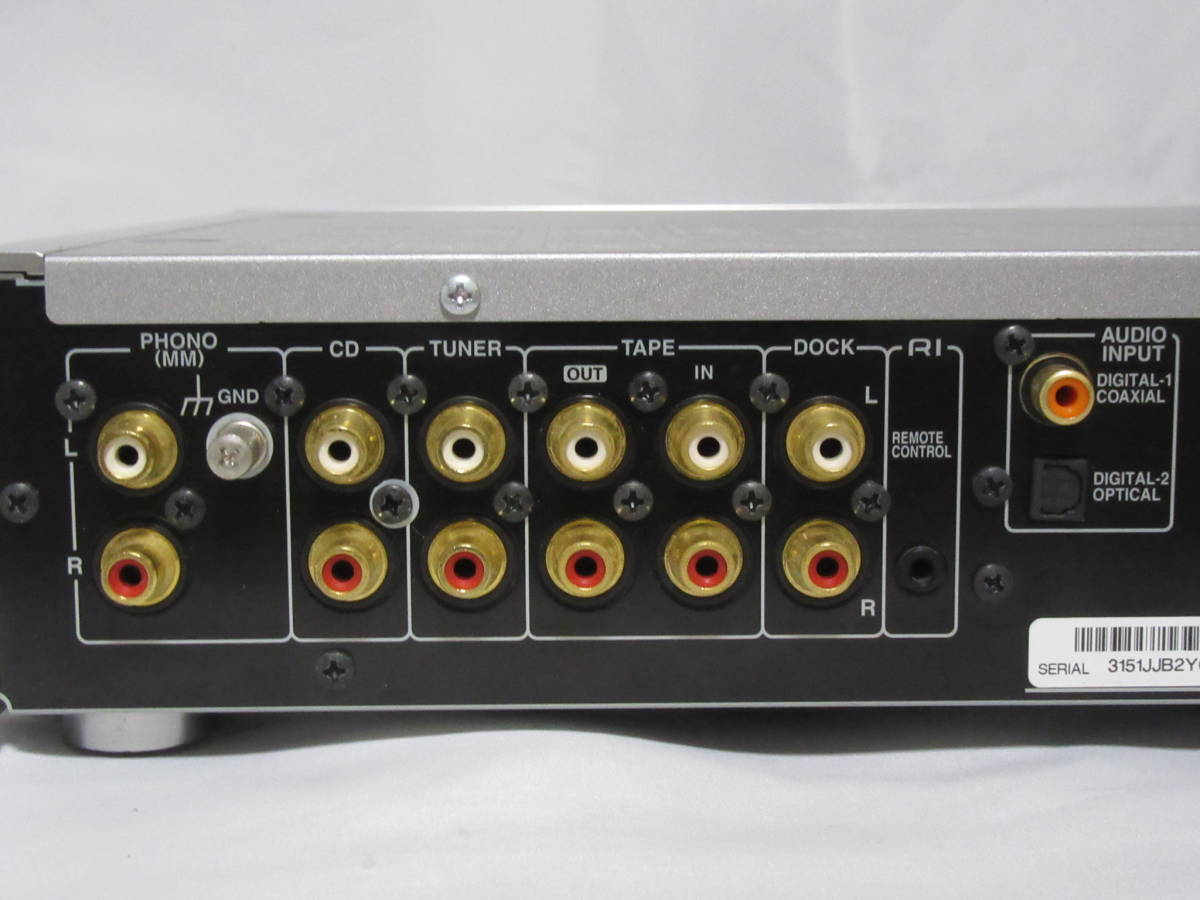 ONKYO A-7VL(S) デジタルアンプ 説明書・純正リモコン有 ONKYO A-7VL(S) デジタルアンプ 説明書・純正リモコン有