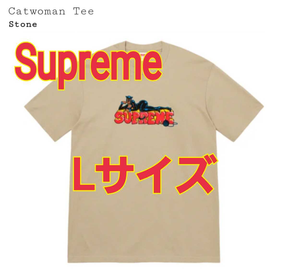 Supreme☆Catwoman Tee Black Stone ストーン Large ラージ Tシャツ 