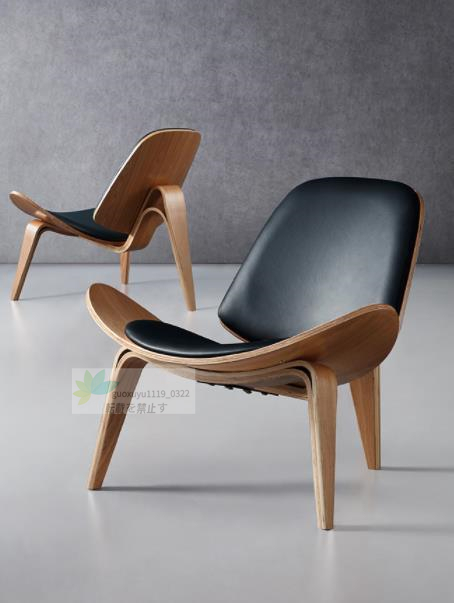 新入荷★簡約なデザイナ客間の書斎の 軽豪華な北欧のシングルソファーの椅子の創意的なレジャーの木の椅子