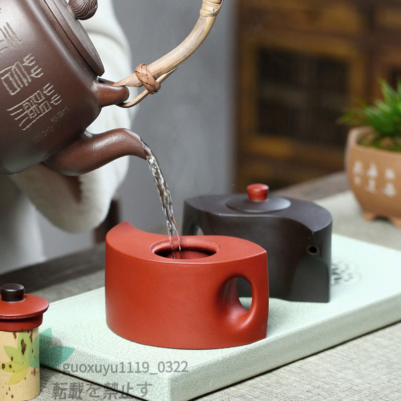 ファッション通販 安い 高品質☆ 紫砂陶器の急須*2 彫刻 赤+黒の ファッション通販 安い 高品質☆ 紫砂陶器の急須*2 彫刻 赤+黒の