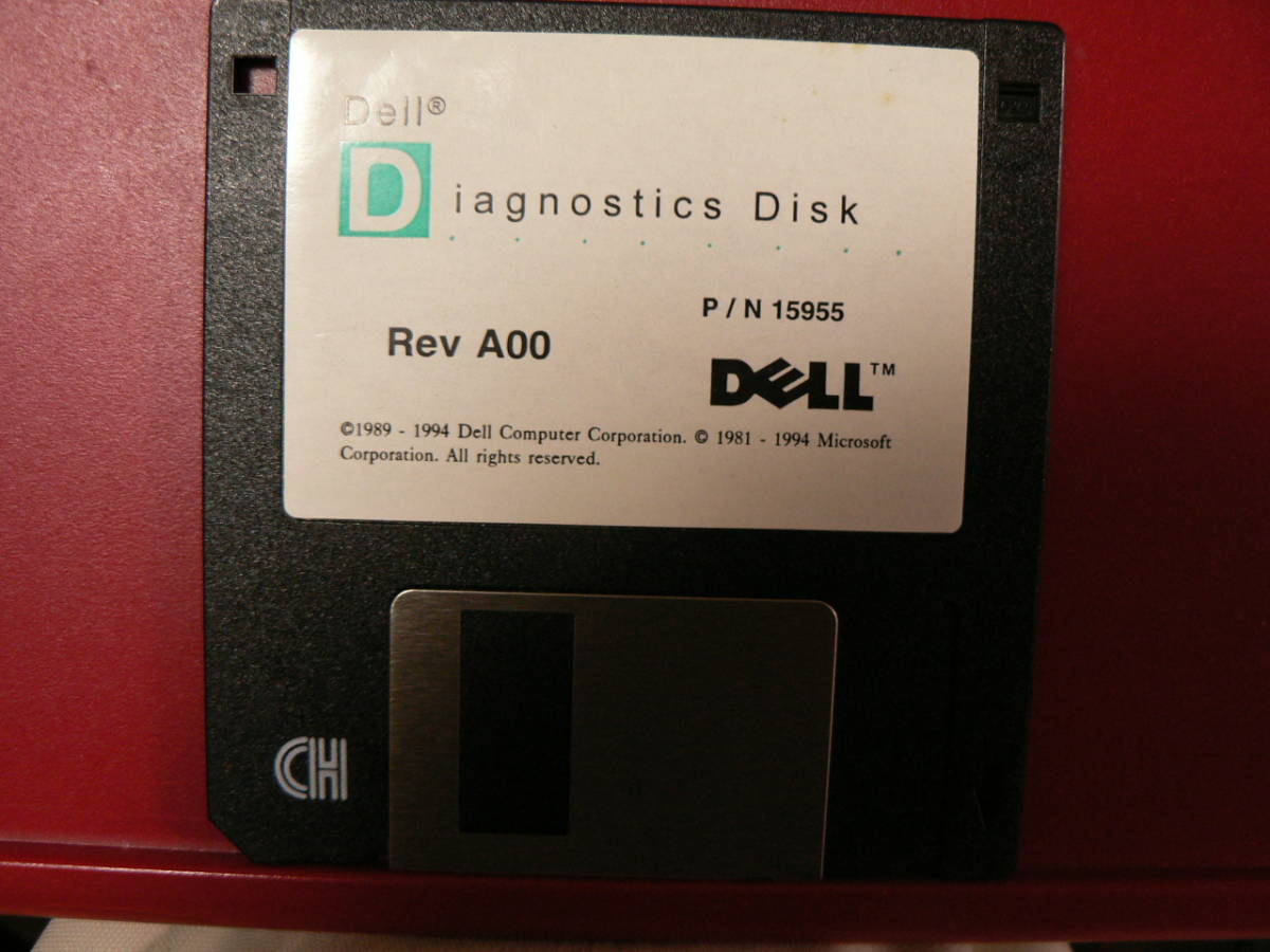 送料最安 94円 FDD25：DELL 診断ディスク　Diagnostics Disk　A00_画像1