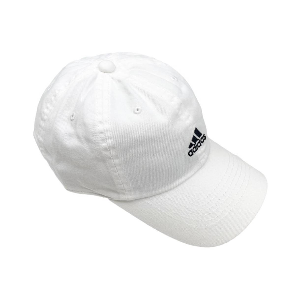 ☆正規品新品☆ADIDAS COTTON CAP アディダス キャップ コットンキャップ 柔らか ベースボールキャップ 111-111701 ホワイト_画像3