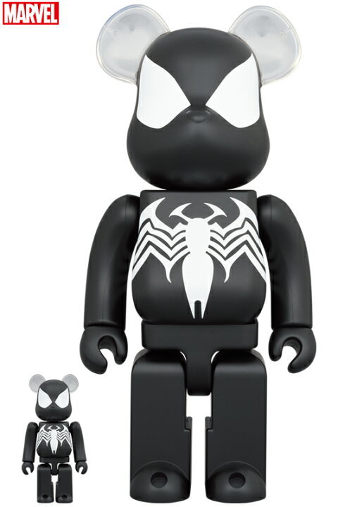 新品】BE@RBRICK SPIDER-MAN BLACK COSTUME 100%&400% ベアブリック