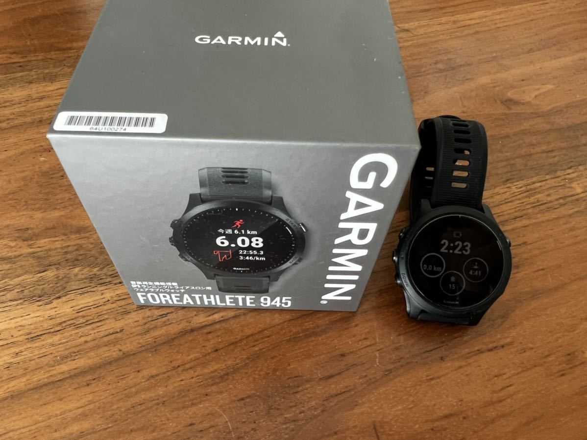 ベゼル GARMIN - 新作 GARMIN ForaAthlete 945 blackの通販 by