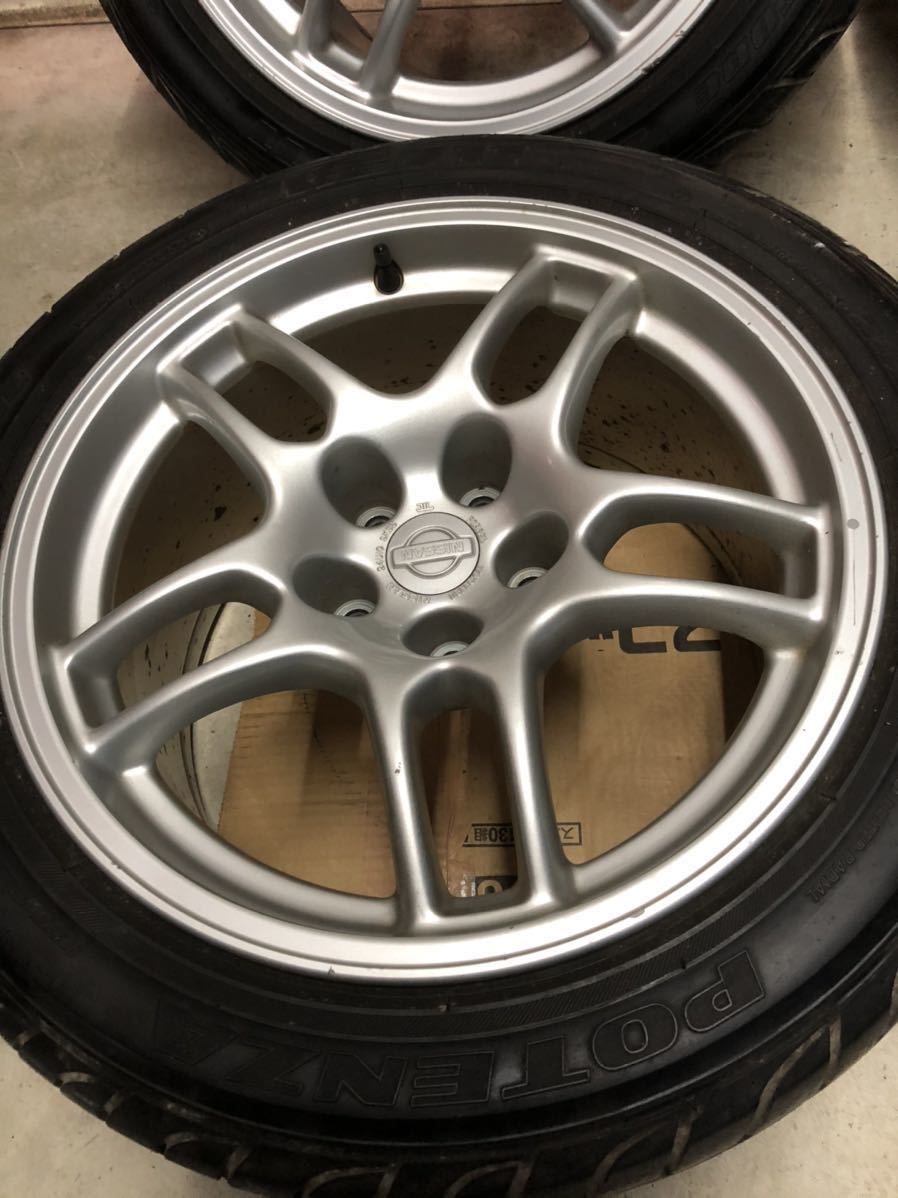 美品 スカイライン R33 GT-R 純正ホイール タイヤ 4本 BCNR33 GTR 33R
