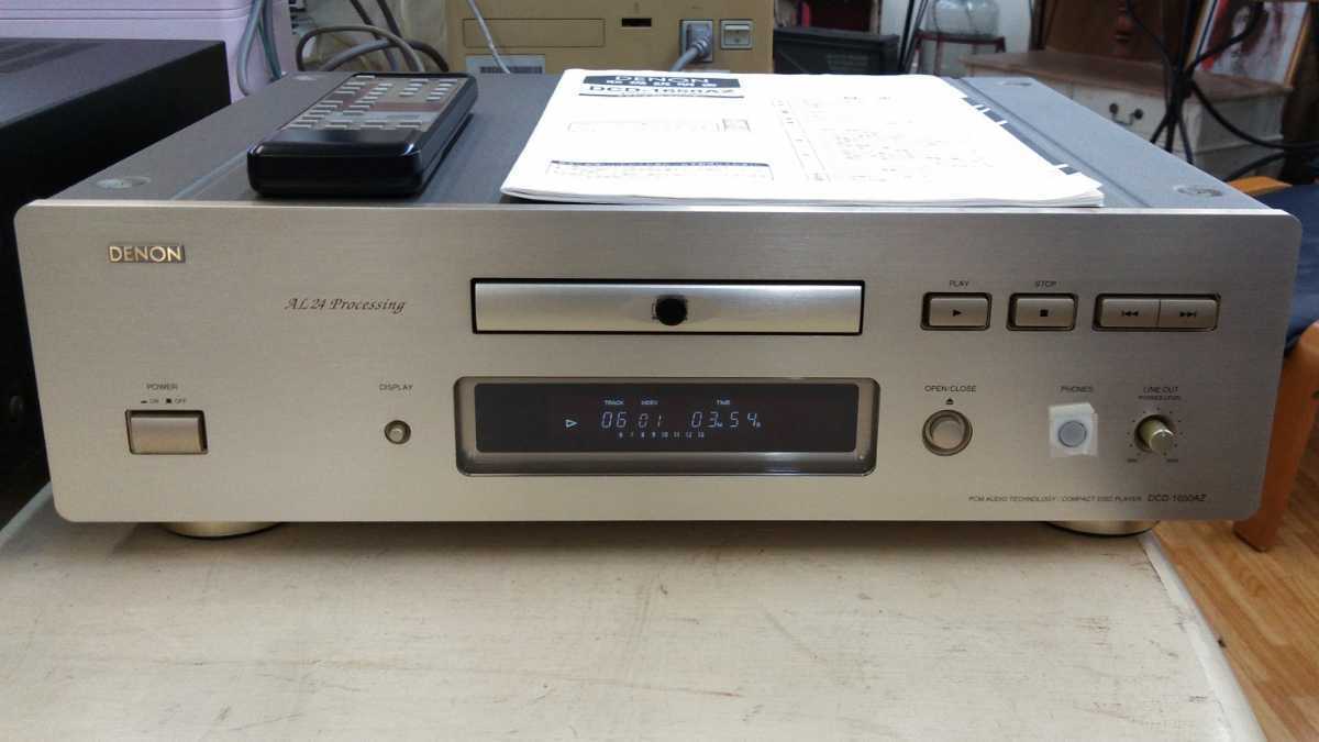 DENON デノン CDプレーヤー DCD-1650AZ リモコン付き オーディオ機器