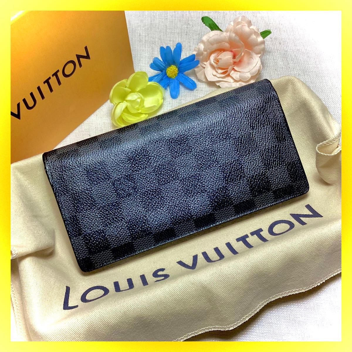 LOUIS VUITTON ルイヴィトン ポルトフォイユブラザ ダミエ・グラ