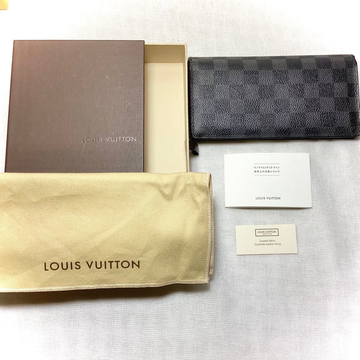 LOUIS VUITTON ルイヴィトン ポルトフォイユブラザ ダミエ・グラ