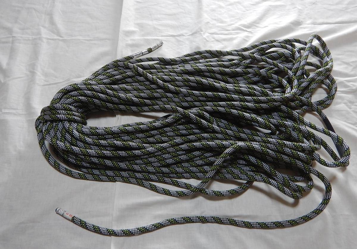 エーデルリッド　クライミングロープ　シングルロープ　長さ50m　ロッククライミング、アイスクライミング　インドアで使用1回_画像1