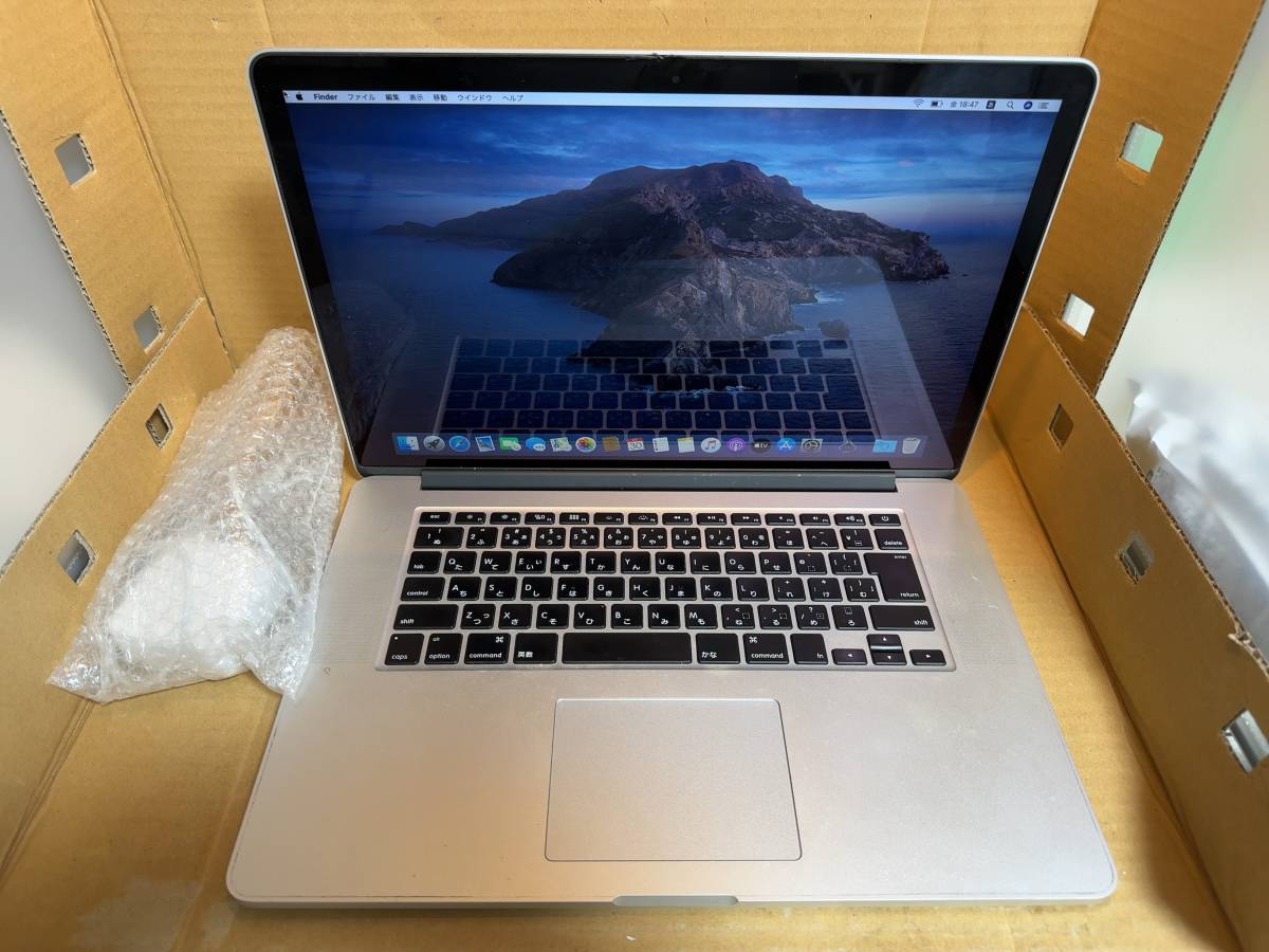 美品 MacBook Pro (Retina, 15インチ, Mid 2015)