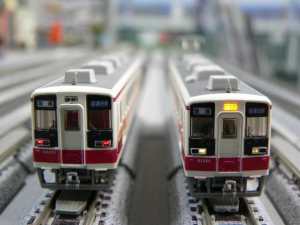もけいや松原*ライト点灯特製品 会津鉄道6050系 M付2 もけいや松原*ライト点灯特製品 会津鉄道6050系 M付2
