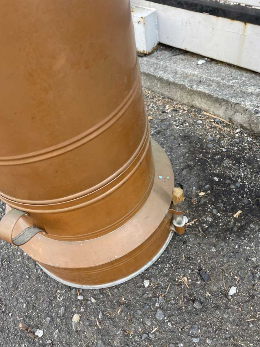 銅製 友禅 染色用 簡易蒸し器 ロケット 手工芸 染織 型染 銅製 友禅 染色用 簡易蒸し器 ロケット 手工芸 染織 型染