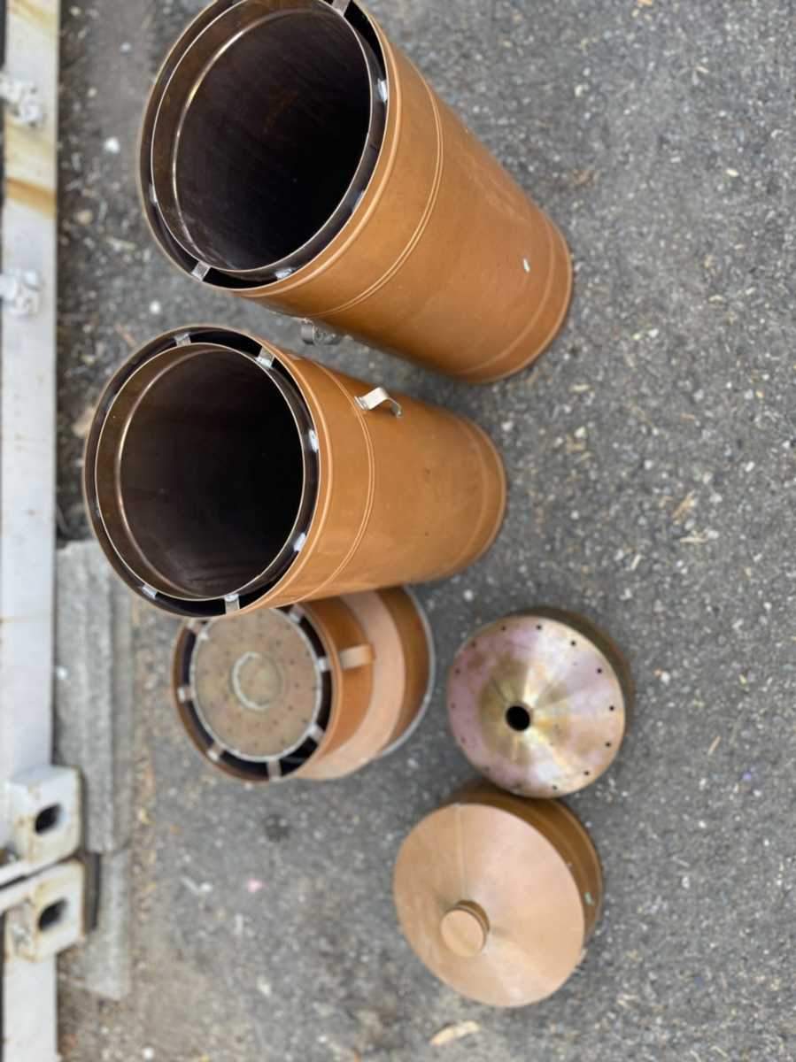 銅製 友禅 染色用 簡易蒸し器 ロケット 手工芸 染織 型染 銅製 友禅 染色用 簡易蒸し器 ロケット 手工芸 染織 型染
