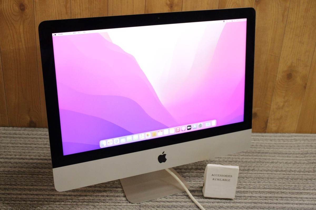 【付属品付！2017年！】Apple / iMac A1418 (Retina, 4K,21.5-inch, 2017) / CPU：core i7-3.6GHz / メモリ：16GB / HDD：1TB_画像1