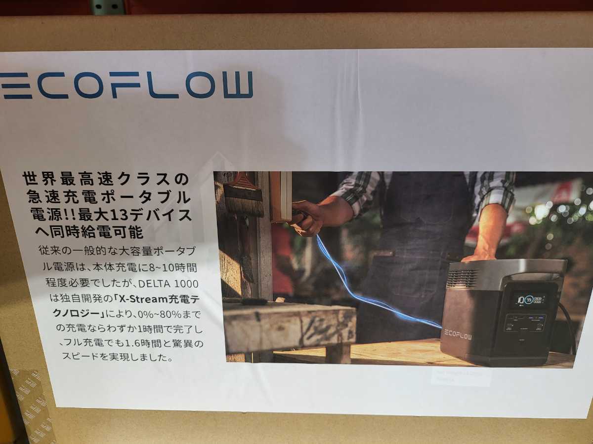 EcoFlow ポータブル電源 DELTA1000 発電機 | hotel-bijiko.jp