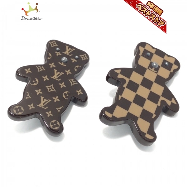 ルイヴィトン LOUIS VUITTON ブローチ M64939 ブロッシュヌヌールス