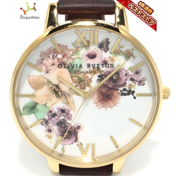 Olivia Burton オリビアバートン 腕時計 - レディース フラワー 花 白 Olivia Burton オリビアバートン 腕時計 - レディース フラワー 花 白