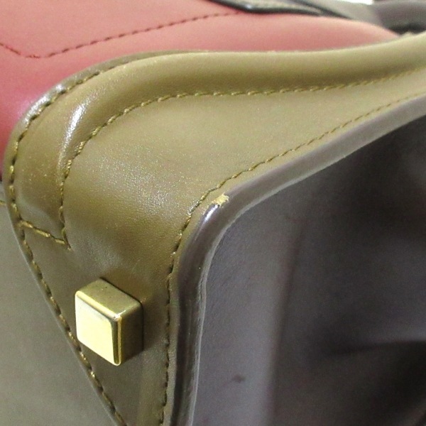 セリーヌ CELINE ハンドバッグ ラゲージマイクロショッパー レザー