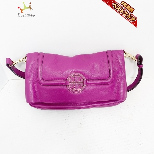 トリーバーチ TORY BURCH ショルダーバッグ - レザー ピンク バッグ