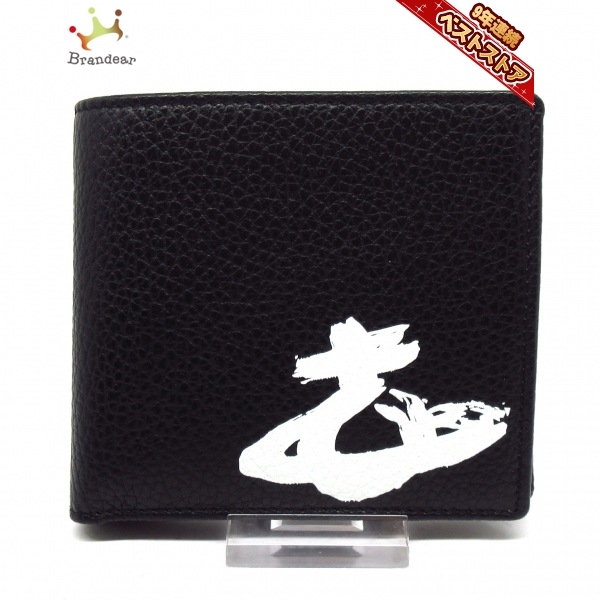 【代引可】 ヴィヴィアンウエストウッド VivienneWestwood 2つ折り財布 レザー 黒×白 美品 財布 財布 【代引可】 ヴィヴィアンウエストウッド VivienneWestwood 2つ折り財布 レザー 黒×白 美品 財布 財布