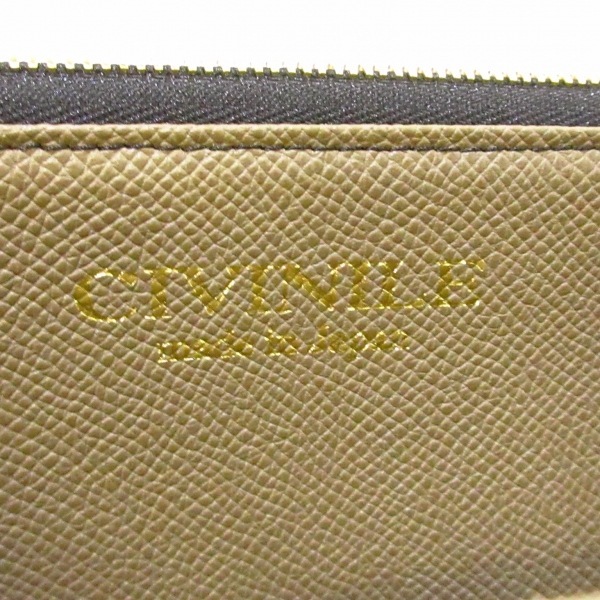 チビナイル CIVINILE - クロコダイル 黒 チェーンウォレット 美品 財布