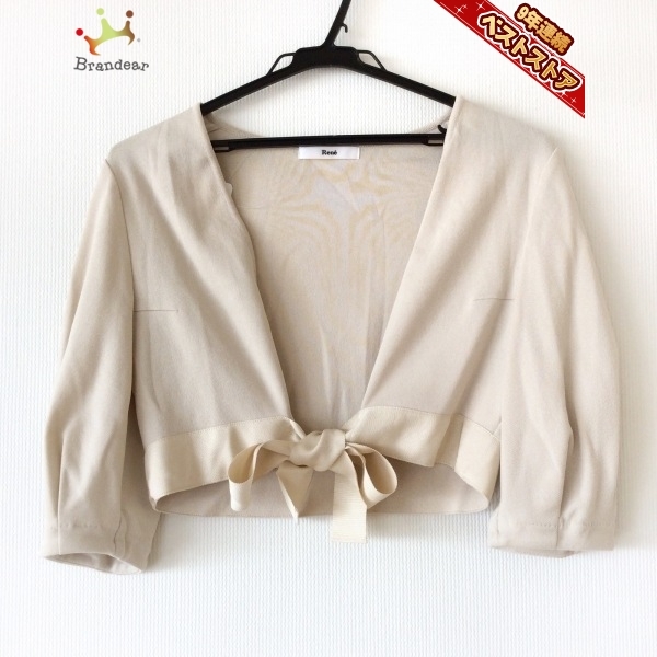 ルネ Rene ボレロ サイズ38 M - アイボリー レディース 長袖 美品