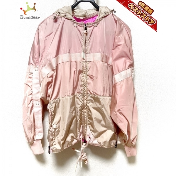 モンクレール MONCLER ブルゾン サイズ1 S MANILLE ピンク×ベージュ