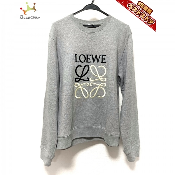 ロエベ LOEWE トレーナー サイズM 1723938 - グレー 21AW/アナグラム
