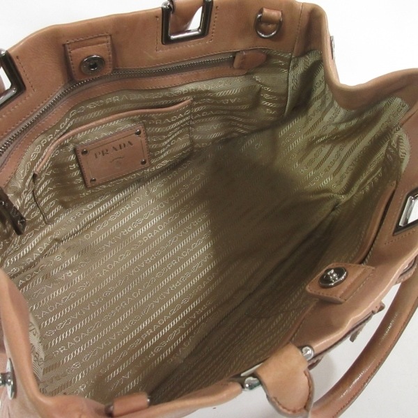 プラダ PRADA ハンドバッグ BN2243 - レザー ベージュ リボン バッグ