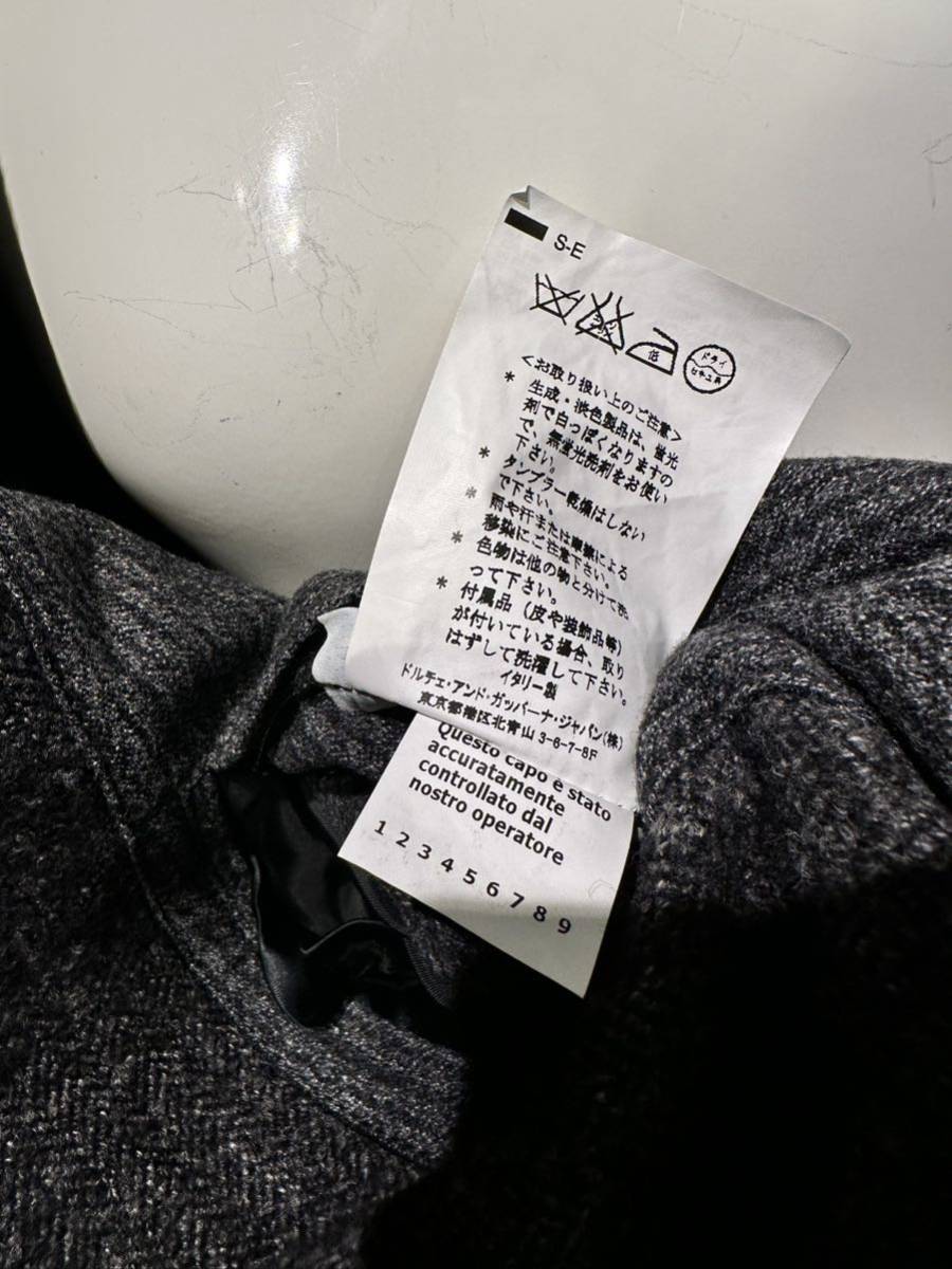 希少 定価 36万 DOLCE&GABBANA ドルチェ&ガッバーナ 最高級ウール