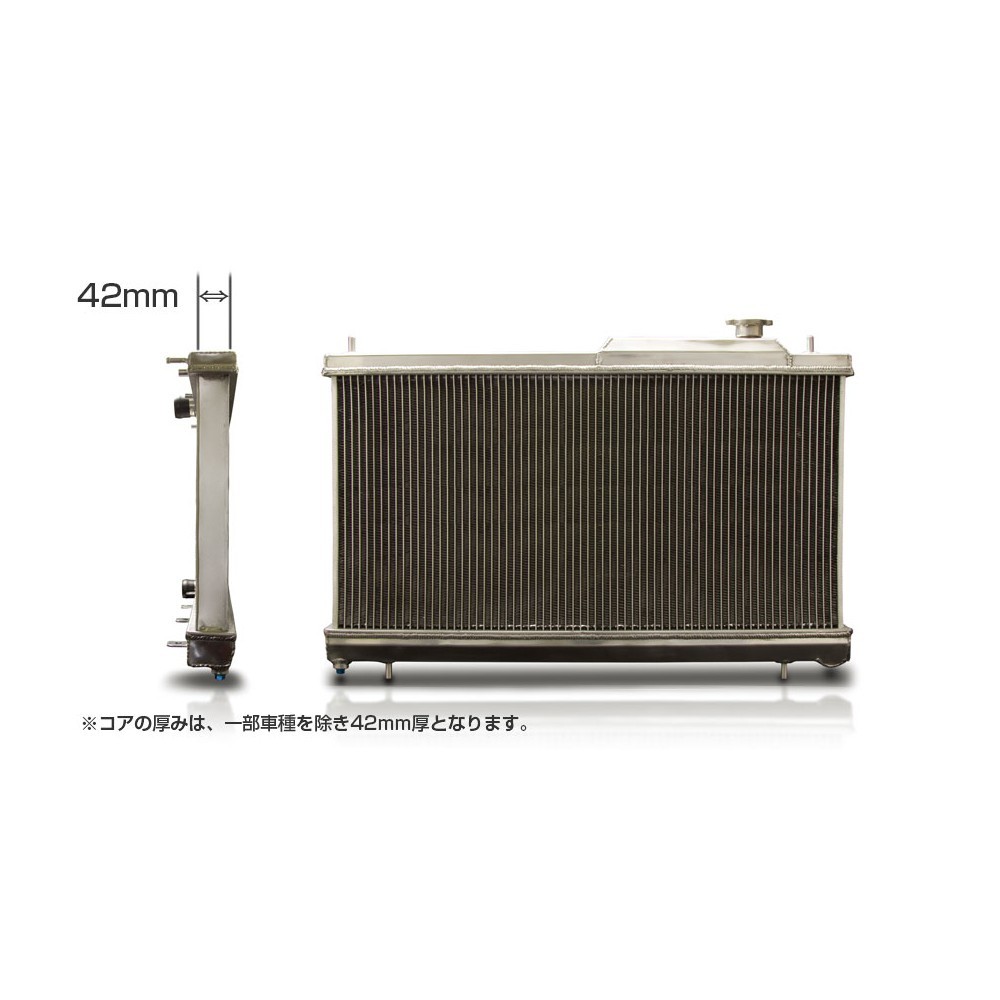 【BLITZ/ブリッツ】 RACING RADIATOR TypeZS (レーシングラジエター タイプZS) ニッサン シルビア S14/S15 MT [18858]_画像2