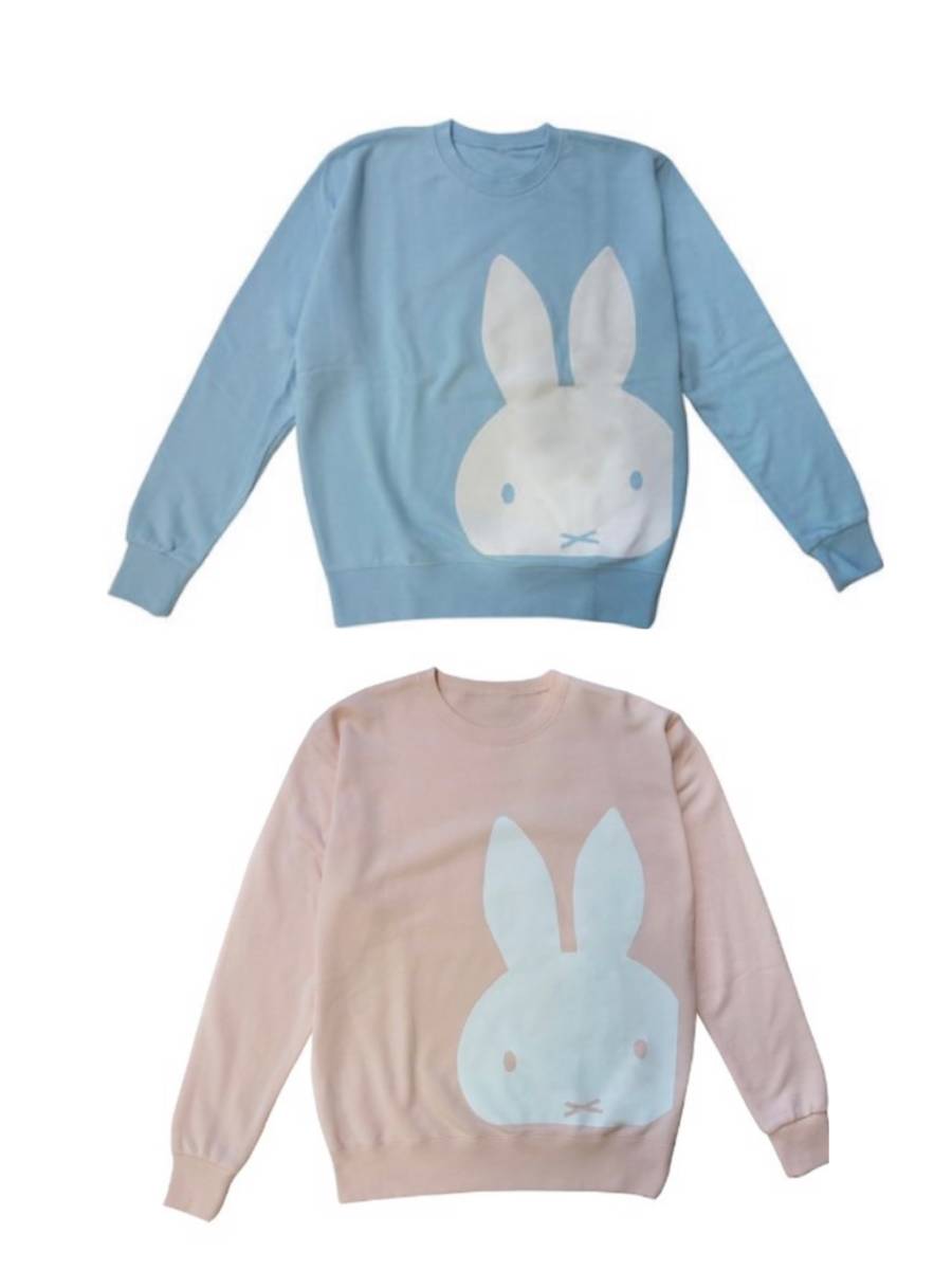 【★大感謝セール】 完売品!未使用★タグ付き まとめ売り L〜XL レディース M メンズ スウェット カオ トレーナー ミッフィー 男女兼用 ペア 2点セット Mサイズ 【★大感謝セール】 完売品!未使用★タグ付き まとめ売り L〜XL レディース M メンズ スウェット カオ トレーナー ミッフィー 男女兼用 ペア 2点セット Mサイズ