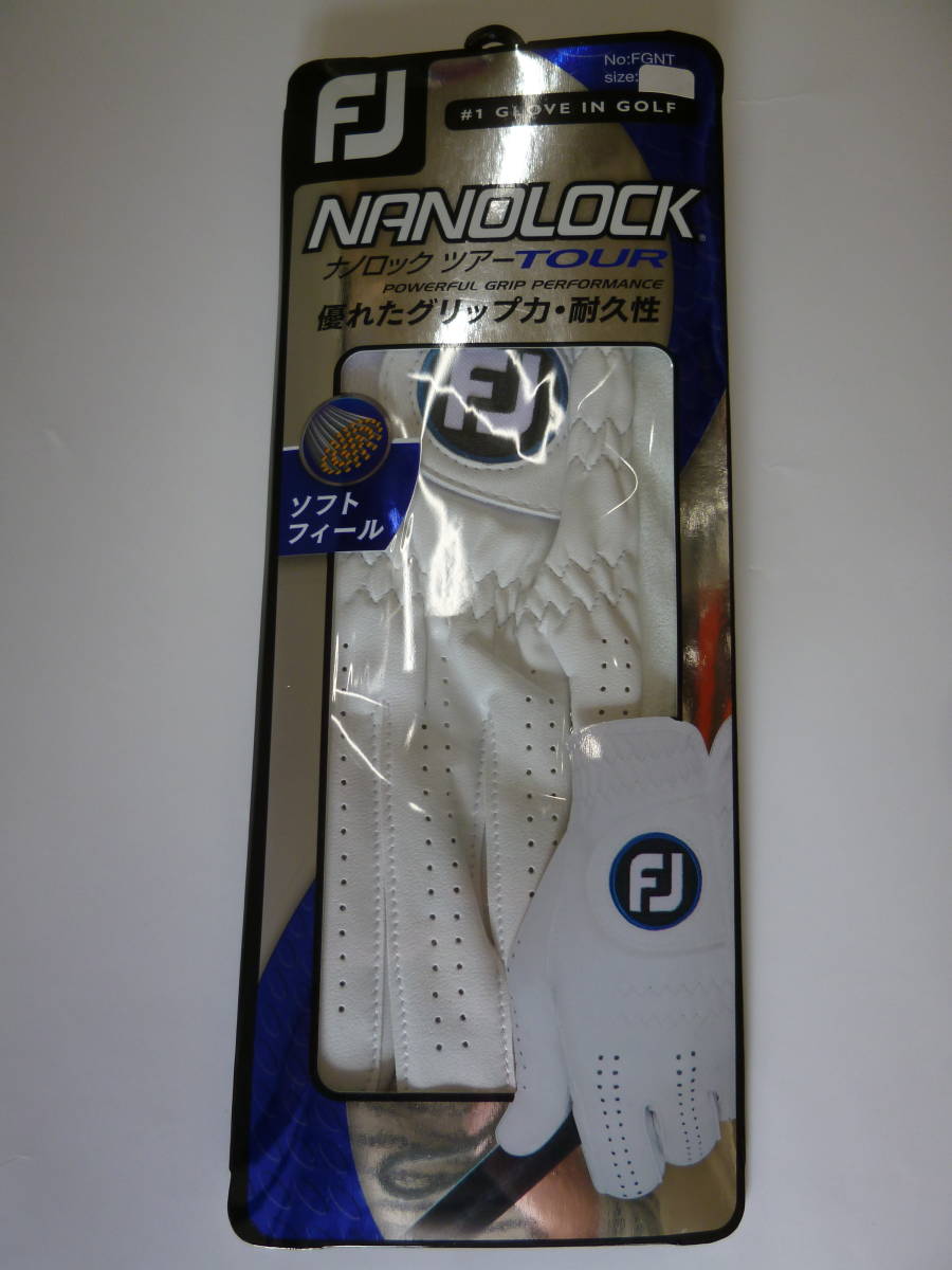 [ free shipping ] 25.* 2020 * foot Joy * nano lock Tour glove * FGNT20WT * white 25.