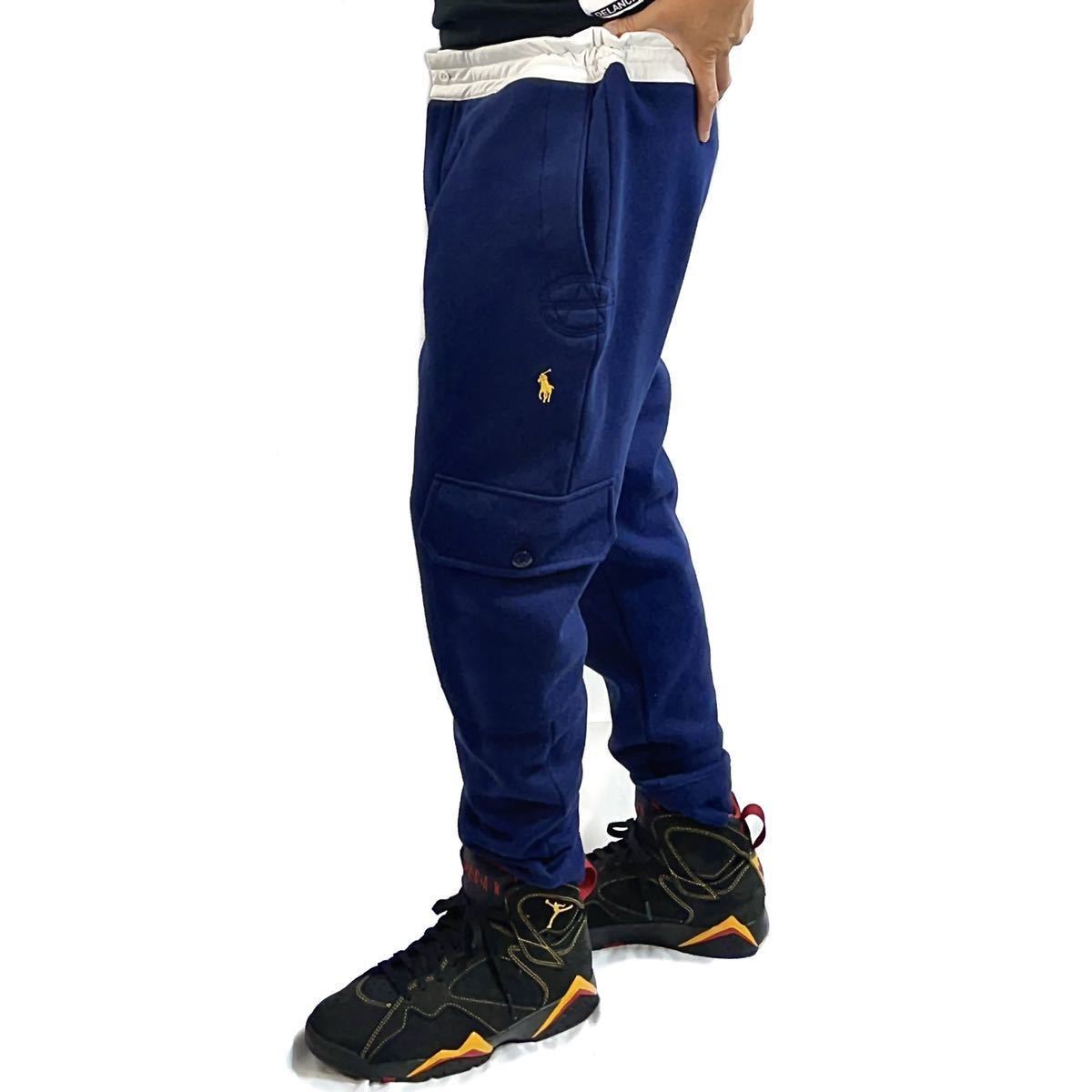 polo RALPH LAUREN ラルフローレン カーゴパンツ ネイビー L 送料無料