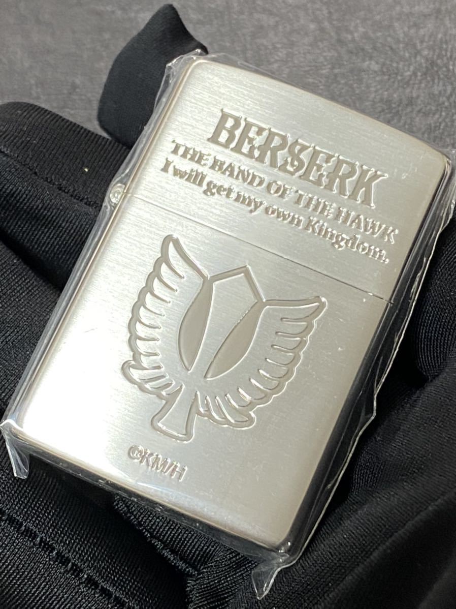 zippo ベルセルク 限定品 コラボ 旧 鷹の団 希少モデル 2022年製 BERSERK 前面刻印 大ベルセルク展 ケース 保証書付き_画像2