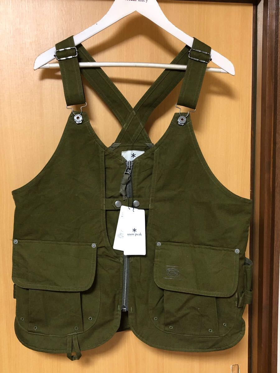 期間限定特別価格 スノーピークTAKIBI Canvas peak Canvas Vest M