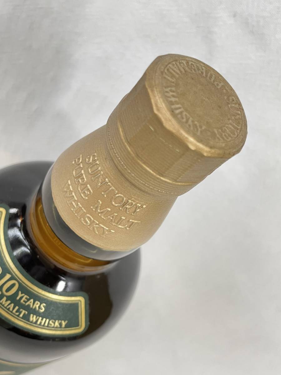 古酒【未開栓!!】SUNTORY サントリー 山崎 10年 ピュアモルト