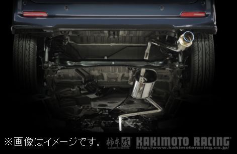 自動車関連業者直送限定 柿本 マフラー GTbox 06&S HONDA ホンダ N-WGNカスタム 6BA-JH3 S07B ターボ 2WD (H443134)_画像4