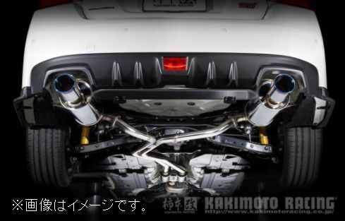 個人宅発送可能 柿本 マフラー Regu.06 & R Dualセンター付 SUBARU WRX S4 DBA,3BA-VAG ターボ FA20 4WD CVT (B22354W)