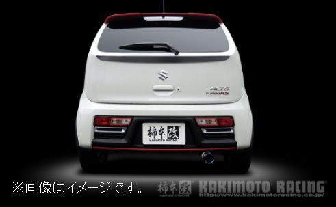 自動車関連業者直送限定 柿本 マフラー GTbox 06&S SUZUKI スズキ アルトターボRS DBA-HA36S R06A ターボ 4WD (S44338)_画像3